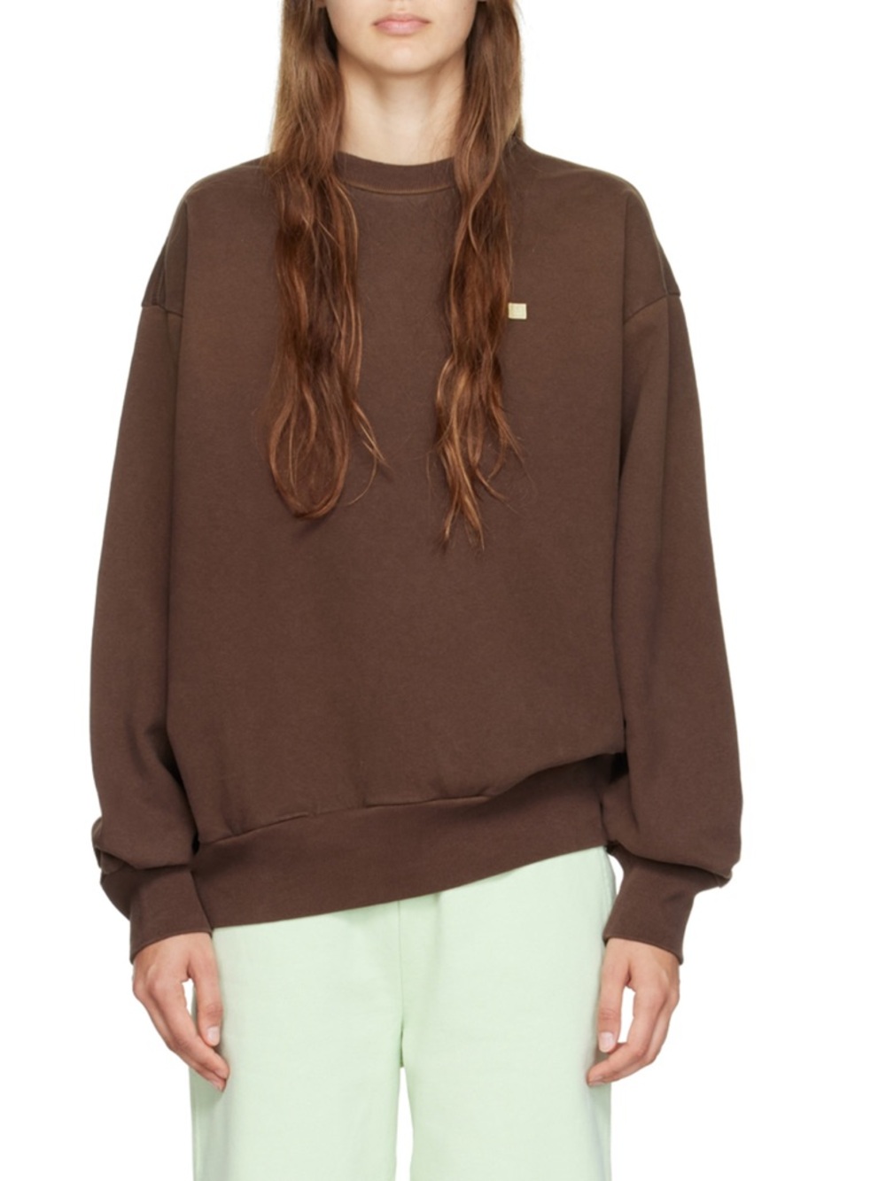 Acne Studios Brown Garment-Dyed Sweatshirt